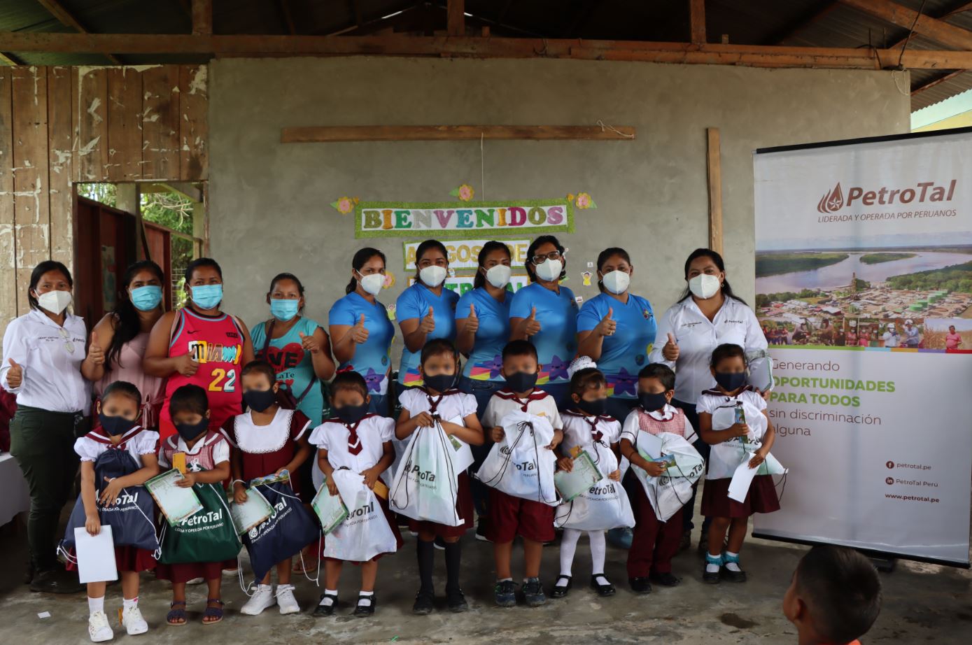 2 500 estudiantes del distrito de Puinahua recibieron kits escolares de PetroTal