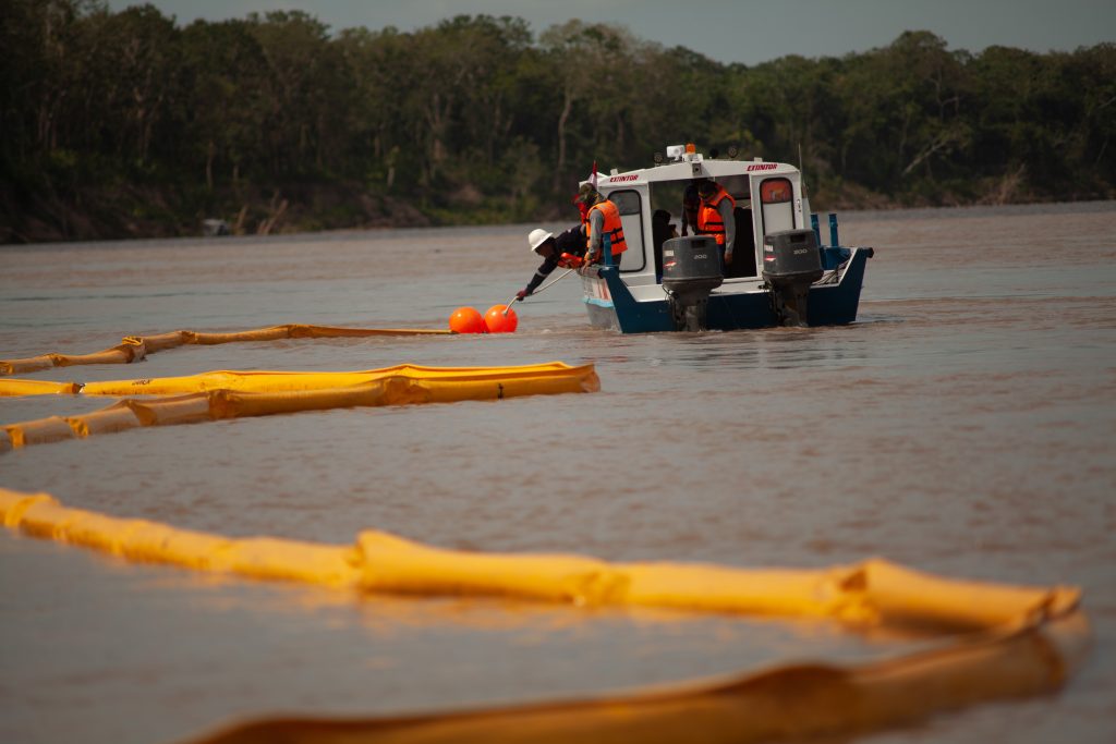 <strong>PetroTal realizó exitoso simulacro </strong><strong>de derrame de petróleo en Loreto  </strong>