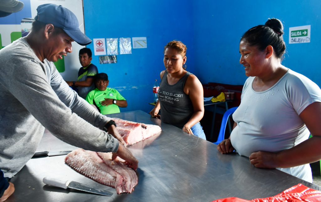 Puinahuinos compran paiche a un precio asequible